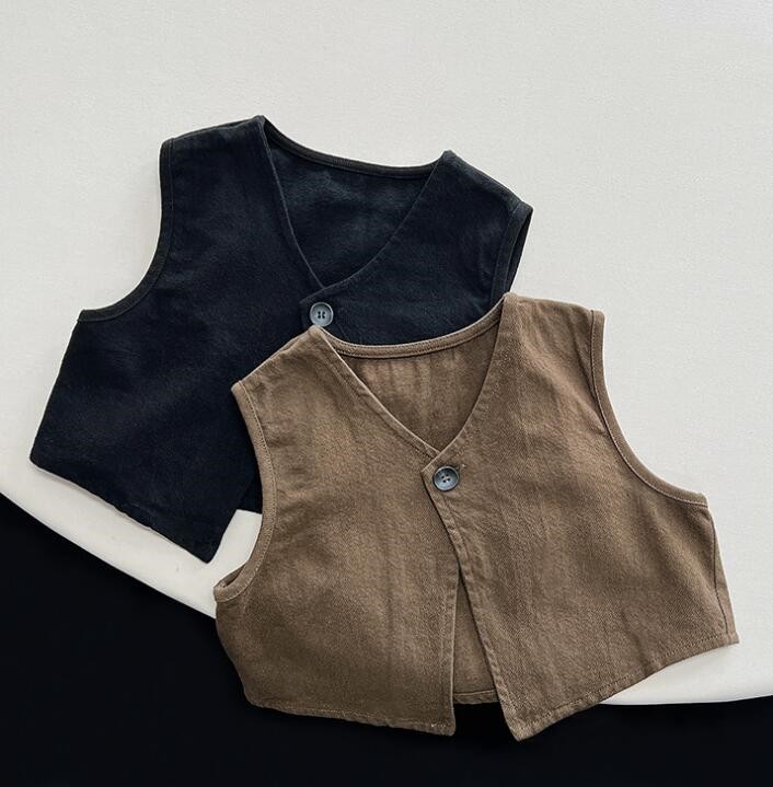 2023★春新作★韓国風子供服★チョッキ★コート★2色80-130CM