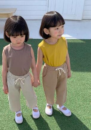 ★春夏新作★キッズ用アパレル★ベスト★80-140