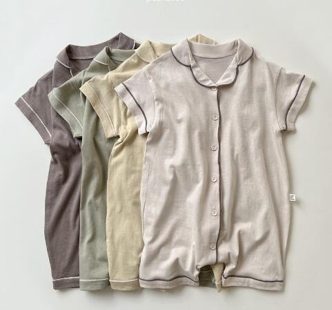 2023新入荷★ベビー服　快適部屋着　連体服★66-100★4色