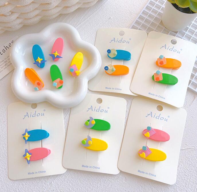 子供用★キッズ★髪飾り★まとめ髪用★ヘアアクセサリー★ヘアピン★2枚入り★多色