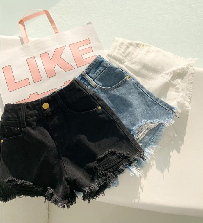 2023★春夏新作★韓国風子供服★ジーンズ★ショートズボン★3色100-160CM