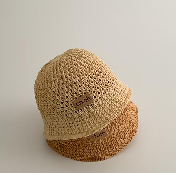 2023新品★子供用★草編み帽子　ハット★4色選べ