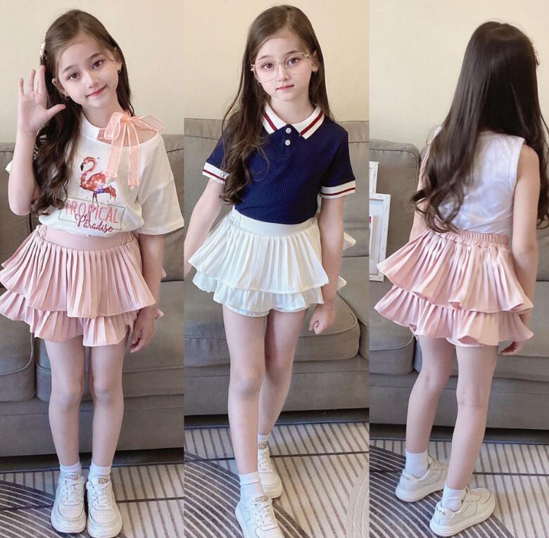 2023新品★子供服　スカート　3色★100-170cm★