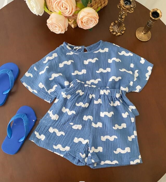 2023★春夏新作★韓国風子供服★トップス+ズボン2セット★8色80-120CM