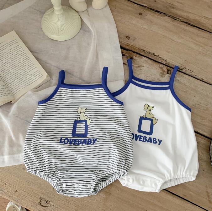 子供服★ロンパース★連体服★韓国風子供服★ノースリーブ★ベビー★2色★66-90CM