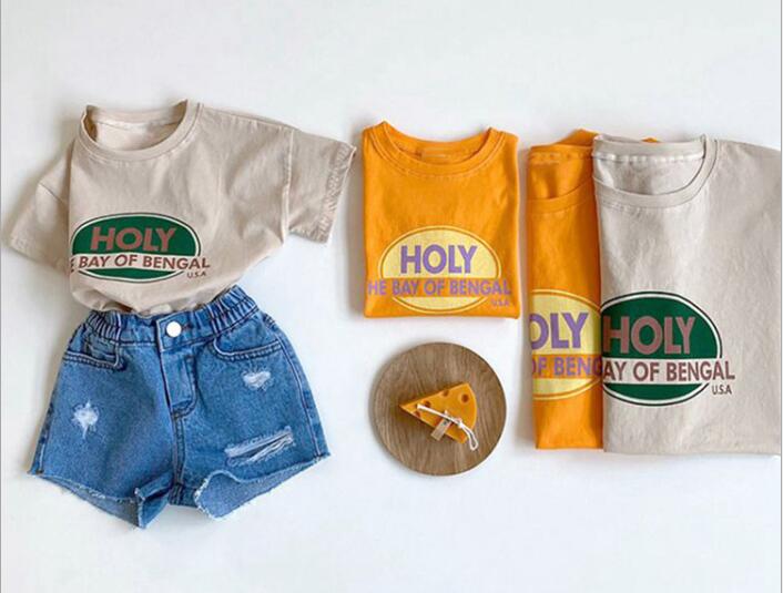 2023★春夏新作★韓国風子供服★トップス★Tシャツ★★2色80-130CM