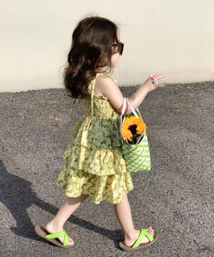 2023★春夏新作★韓国風子供服★吊りワンピース★80-140CM