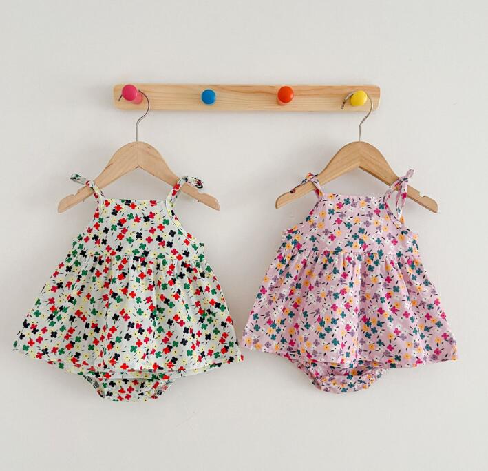 子供服★トップス+パンツ★セットアップ★韓国風子供服★ベビー★ノースリーブ★2色★66-100CM