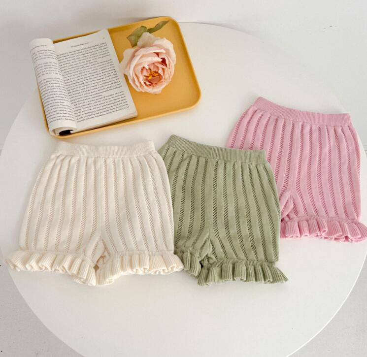 子供服★ショートパンツ★ボトムス★ニット★韓国風子供服★ベビー★3色★73-110CM