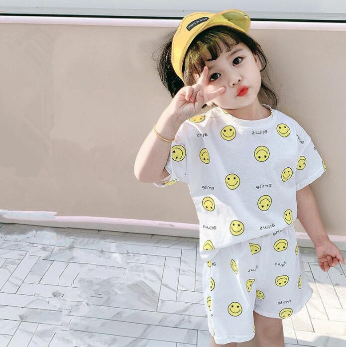 子供服★トップス+パンツ★セットアップ★韓国風子供服★キッズ女の子★笑顔★80-130CM