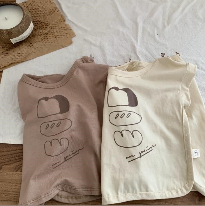 2023★春夏新作★韓国風子供服★Tシャツ★2色73-110CM