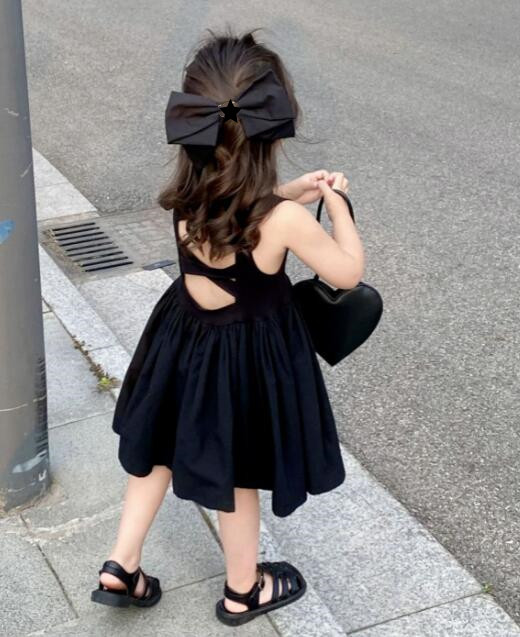 子供服★吊りワンピース★ノースリーブ★韓国風子供服★キッズ女の子★80-130CM