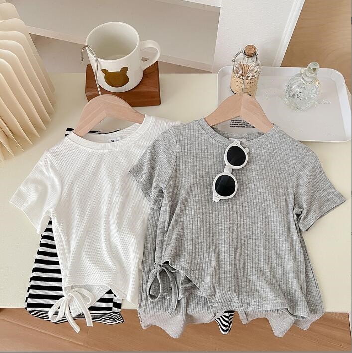 2023★春夏新作★韓国風子供服★トップス+ズボン2セット★5色90-140CM