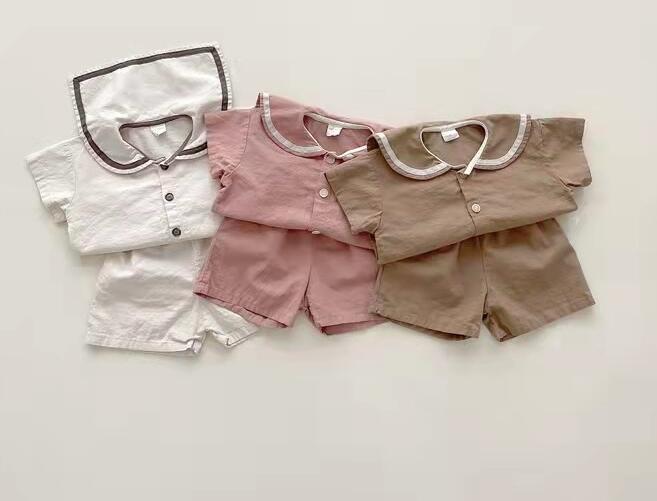 2023夏★子供服　トップス+ズボン　セットアップ★73-120cm★3色