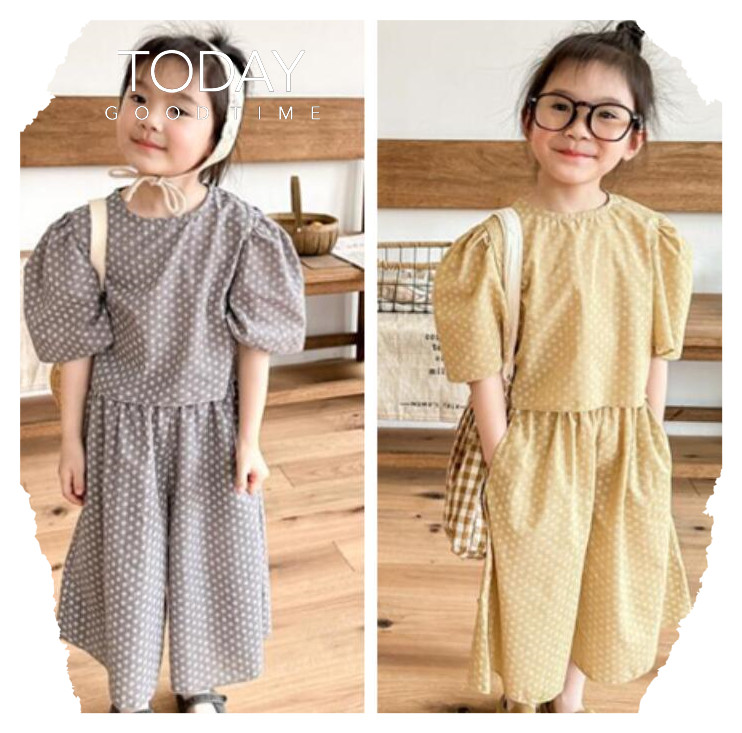 子供服★トップス+パンツ★セットアップ★韓国風子供服★キッズ女の子★2色★80-130CM