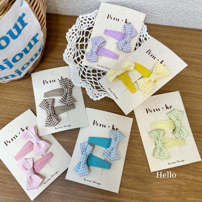 子供用★ヘアピン★髪飾り★まとめ髪用★ヘアアクセサリー★可愛い★2枚入り★多色