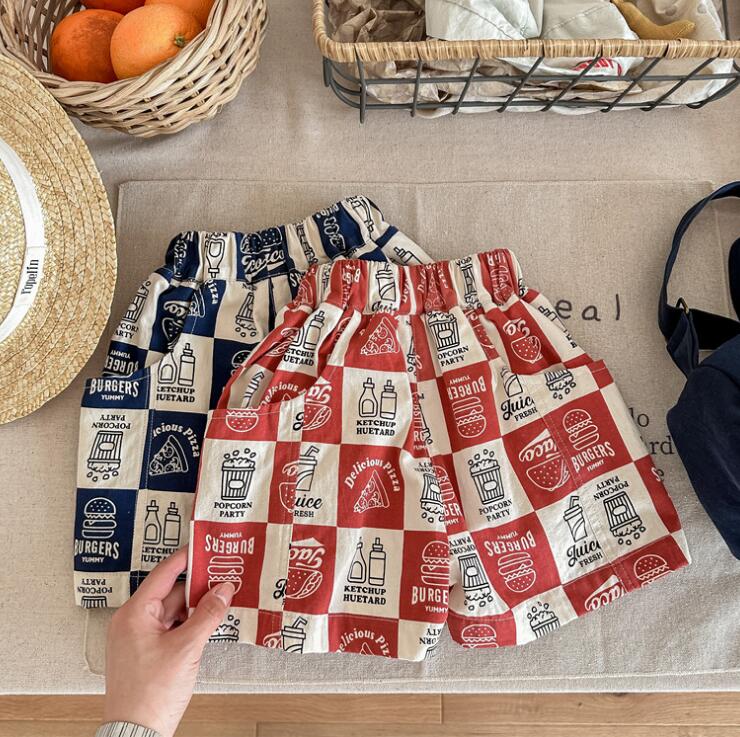 2023夏新品★子供服　ショートズボン★80-130cm★2色