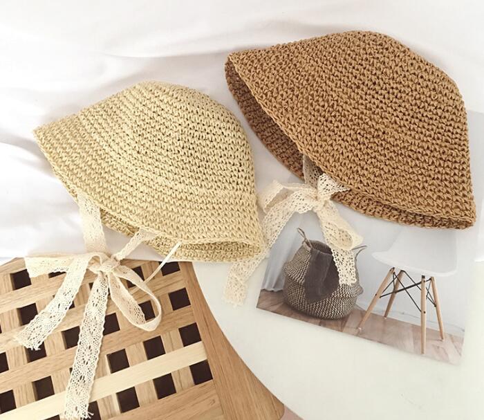 2023★春夏新作★草編み帽子★日焼け止め★ハット★キャップ★2色