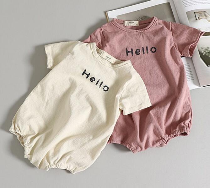 2023★春夏新作★韓国風子供服★ロンパース★3色66-100CM