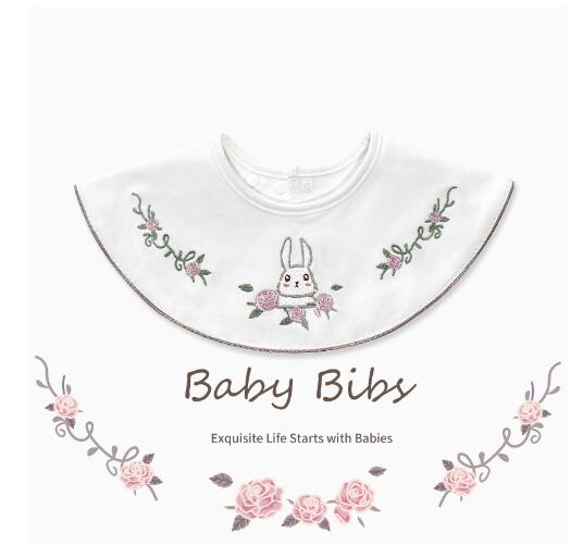 新登場★ベビー涎掛け★刺繍　棉質　8種★食事用★