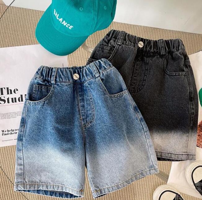 子供服★ズボン★ハーフパンツ★デニム★韓国風子供服★キッズ男の子★2色★90-140CM