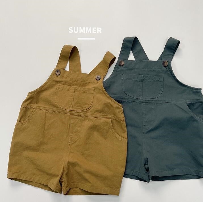 子供服★サロペット★無地★韓国風子供服★キッズ★男女兼用★2色★80-130CM