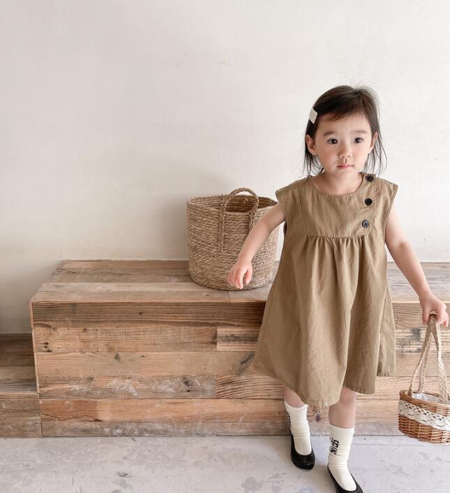 2023★春夏新作★韓国風子供服★ワンピース★2色80-130CM