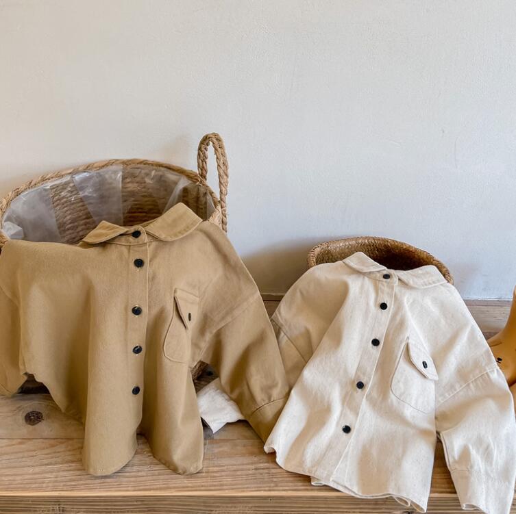 子供服★トップス★長袖シャツ★韓国風子供服★キッズ女の子★カジュアル★2色★80-130CM