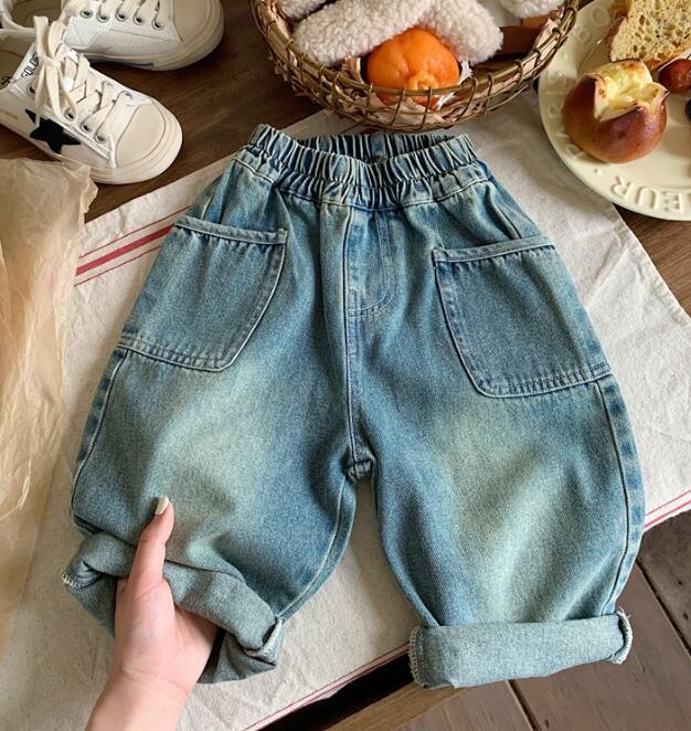 2023★春秋新作★韓国風子供服★ジーンズ★80-130CM