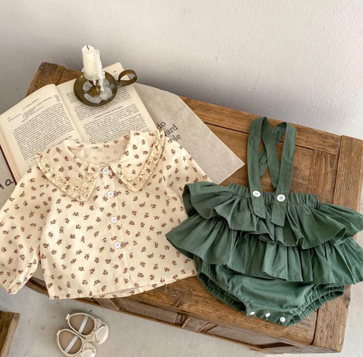 子供服★トップス+ロンパース★セットアップ★韓国風子供服★ベビー★長袖★66-100CM