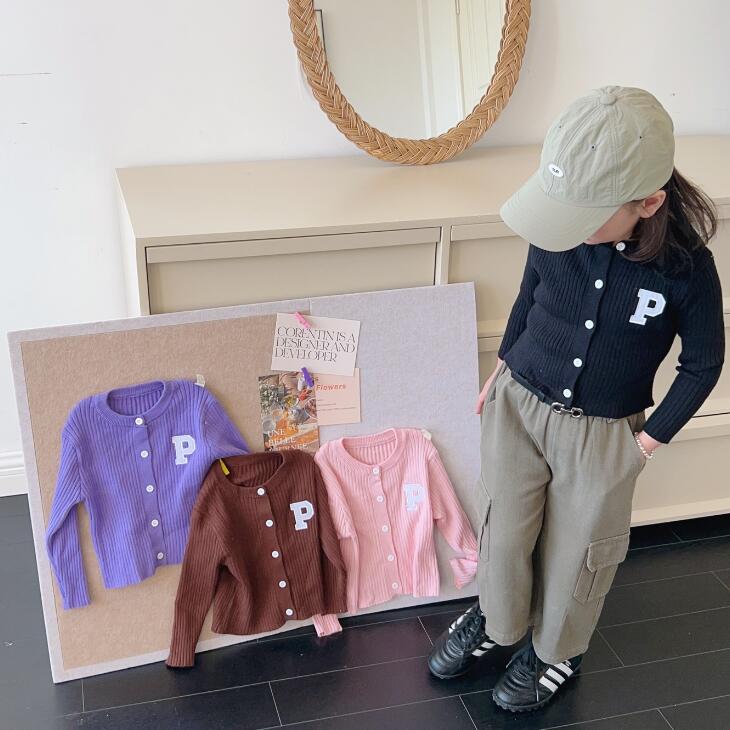 子供服★トップス★ニット★セーター★韓国風子供服★キッズ女の子★5色★80-130CM