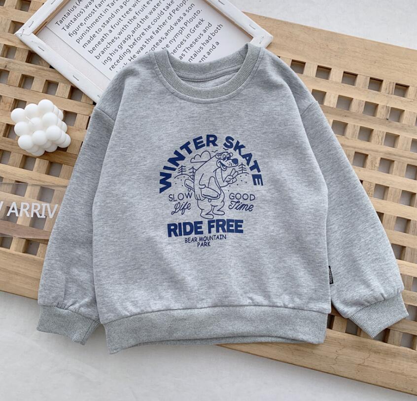 2023★春秋新作★韓国風子供服★スウェット★2色90-140CM