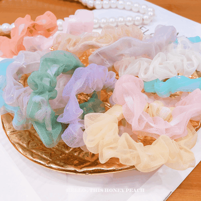 Y2K 秋冬新作 髪飾り ガール レディース ヘアゴム リングゴム ひも ヘアオーナメント シュシュ