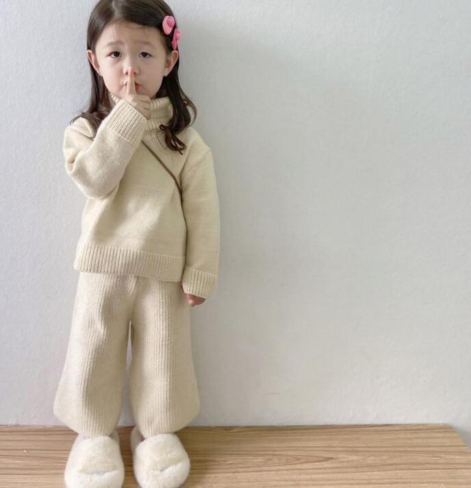 2023秋冬新品★子供服　セーター+ズボン　セット★90-140cm★