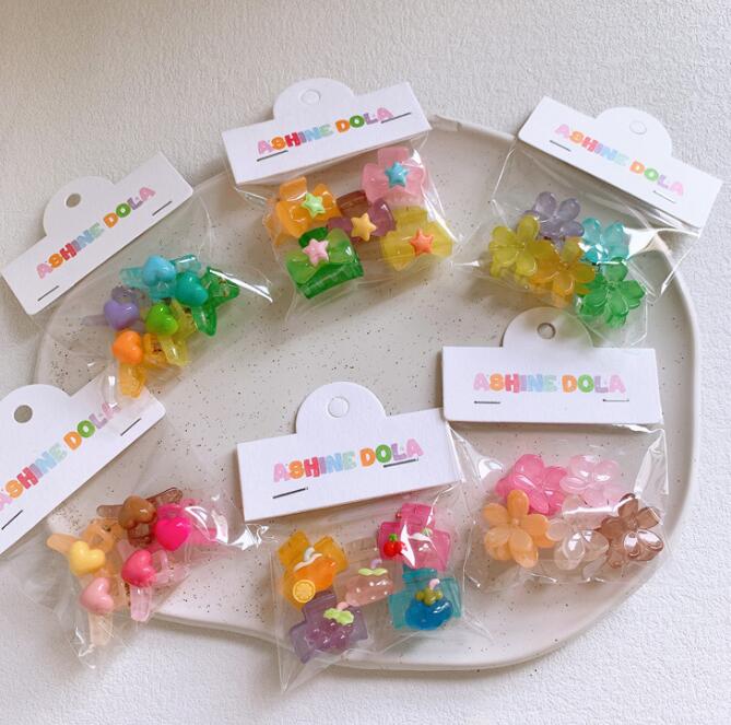 髪飾り★まとめ髪用★ヘアアクセサリー★子供用★5枚入り★ヘアピン★ヘアクリップ★多色