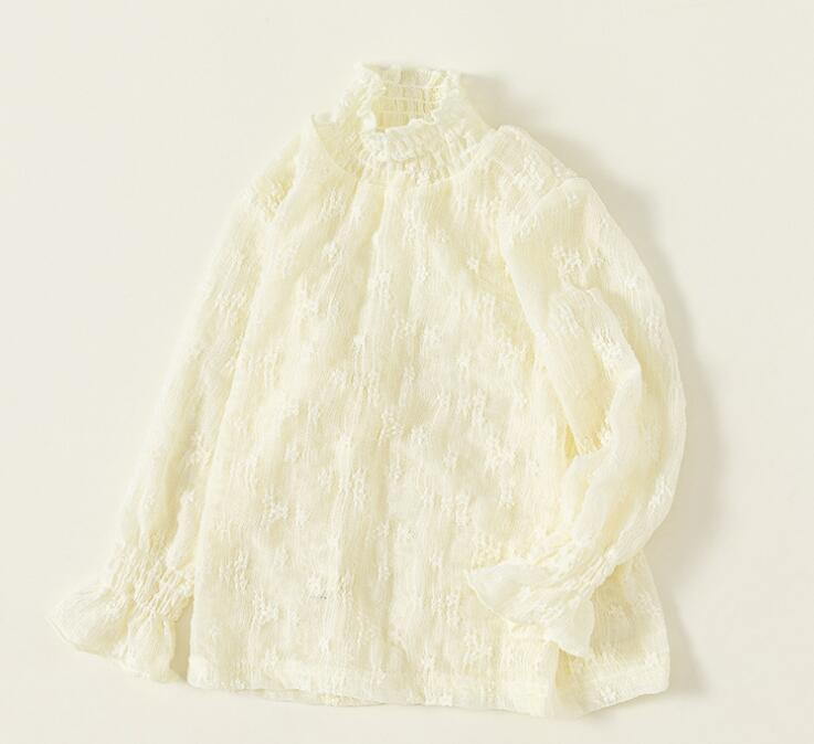 2023秋新品★子供服　レーストップス★90-140cm★