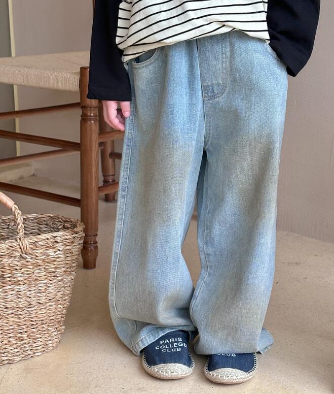 2023★春秋新作★韓国風子供服★ジーンズ★90-140CM