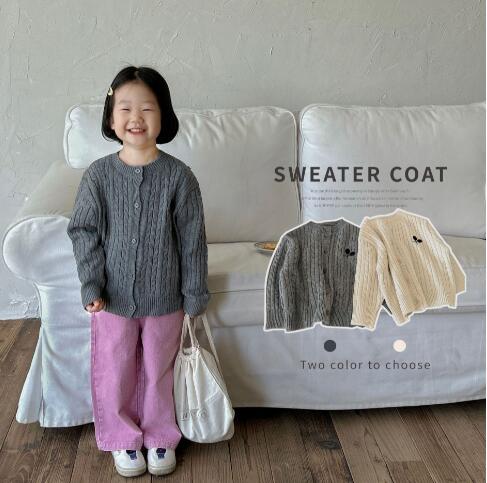 2023秋新品★子供服　カーディガン★90-140cm★2色