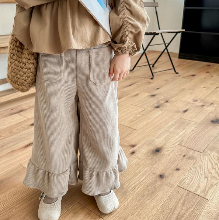 子供服★ボトムス★ズボン★キッズ女の子★韓国風子供服★無地★2色★80-130CM