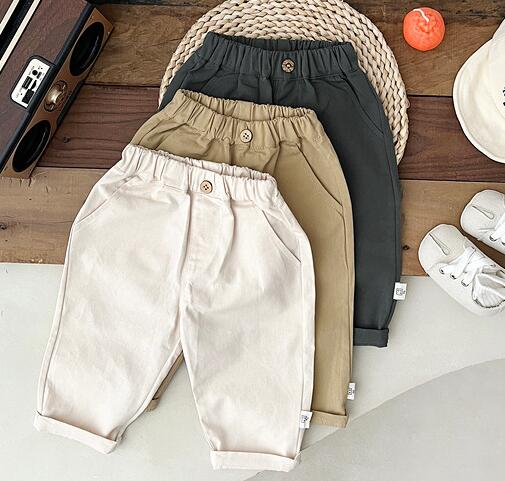 2023年秋新品★ベビー服　ズボン★66-100cm★3色