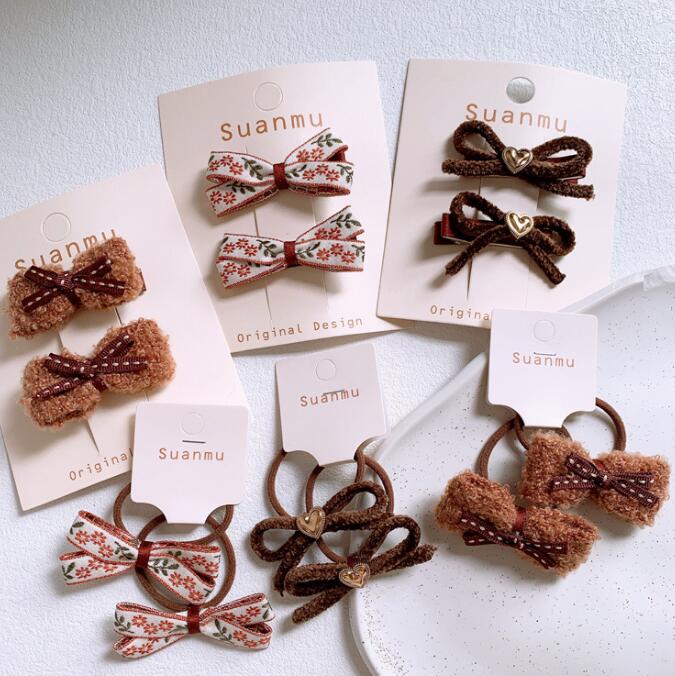 髪飾り★まとめ髪用★ヘアアクセサリー★子供用★キッズ★ヘアピン/ヘアゴム★可愛い★多色