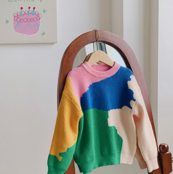 「2023秋冬」★子供服★ニット★セーター★トップス★韓国風子供服★キッズ女の子★100-140CM