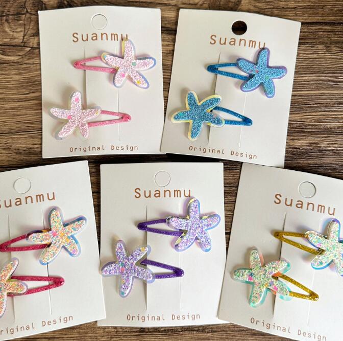 髪飾り★まとめ髪用★ヘアアクセサリー★子供用★キッズ★ヘアピン★2枚入り★可愛い★多色