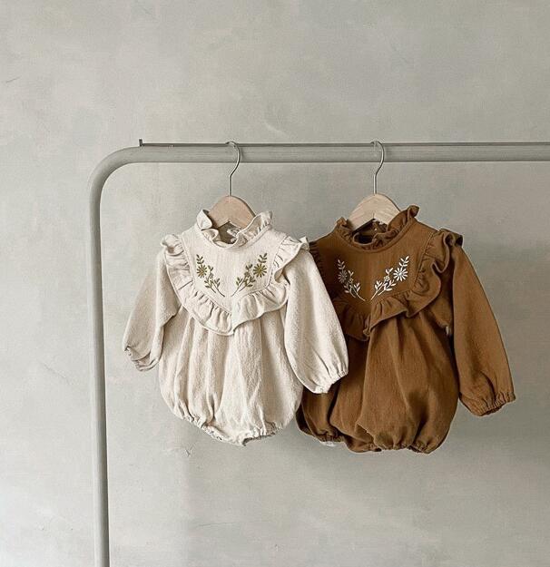 2023秋新品★ベビー服★ロンパース★66-90cm★2色