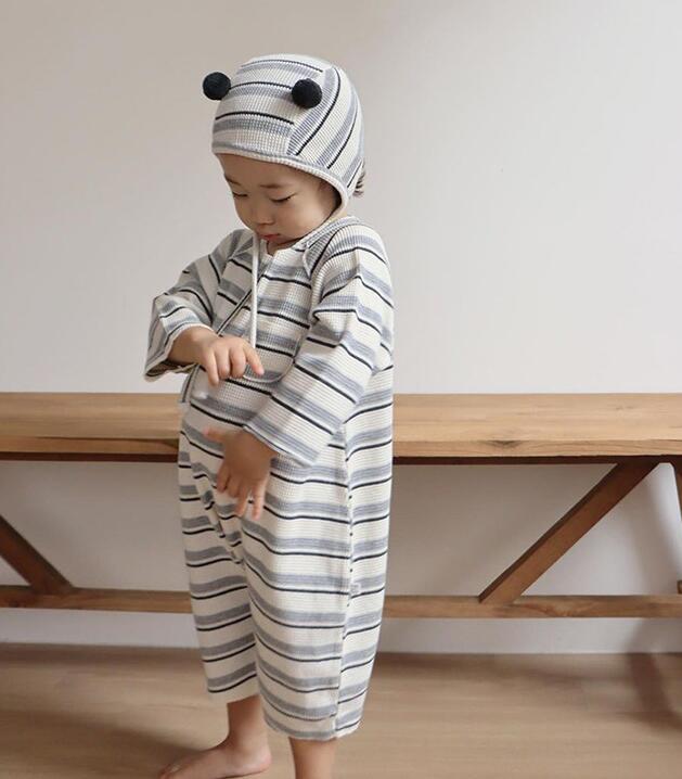 2023秋新品★ベビー服★ロンパース+帽子★66-90cm★2色