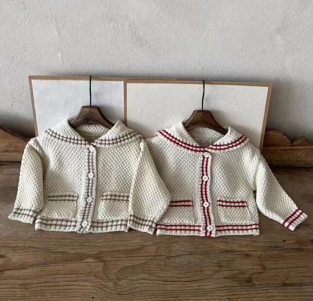 2023秋新品★子供服　カーディガン★73-100cm★2色