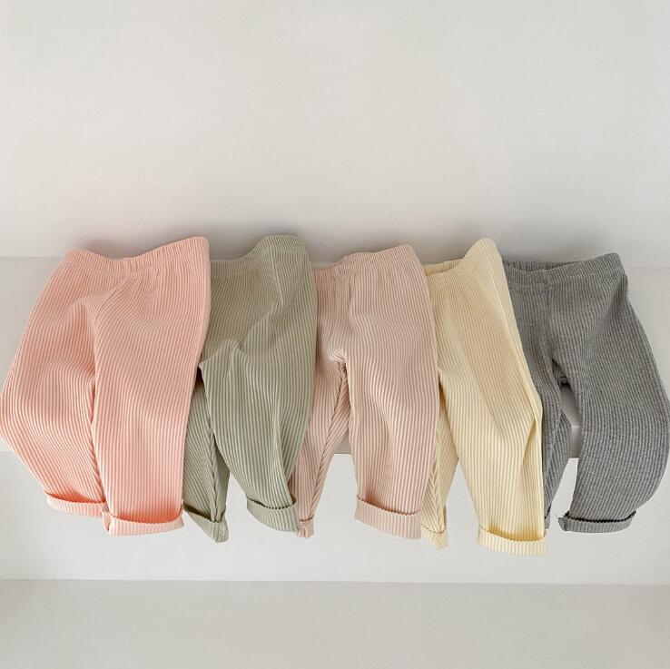 「2023秋」子供服★レギンス★ボトムス★ズボン★韓国風子供服★ベビー★無地★5色★66-90CM