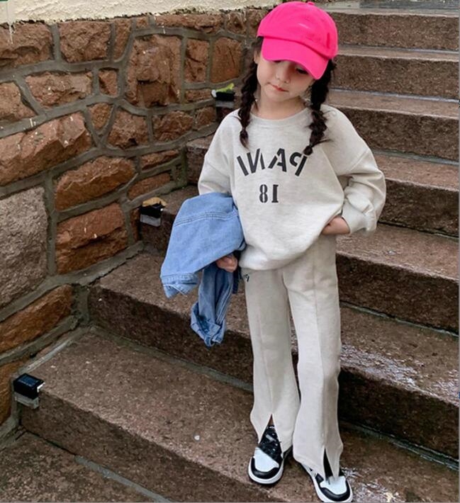 2023★秋冬新作★韓国風子供服★トップス+ズボン2セット★7-15