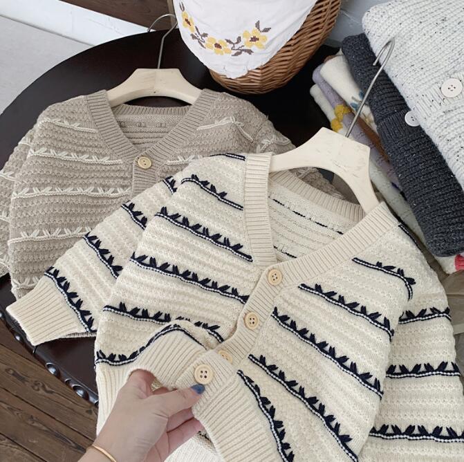 「2023秋冬」子供服★トップス★セーター★韓国風子供服★キッズ女の子★2色★90-130CM