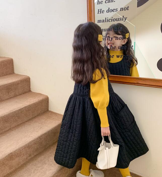 2023★秋冬新作★韓国風子供服★ワンピース★厚手★2色90-150CM